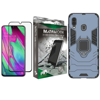 کاور ماموت (Mammoth) مدل M-GHB-MGNT مناسب موبایل سامسونگ Galaxy A20 به همراه محافظ صفحه نمایش