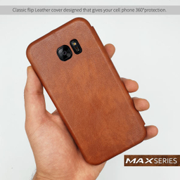 کیف کلاسوری کانواس (Canvas) مدل MAX SERIES مناسب موبایل سامسونگ Galaxy S7 Edge