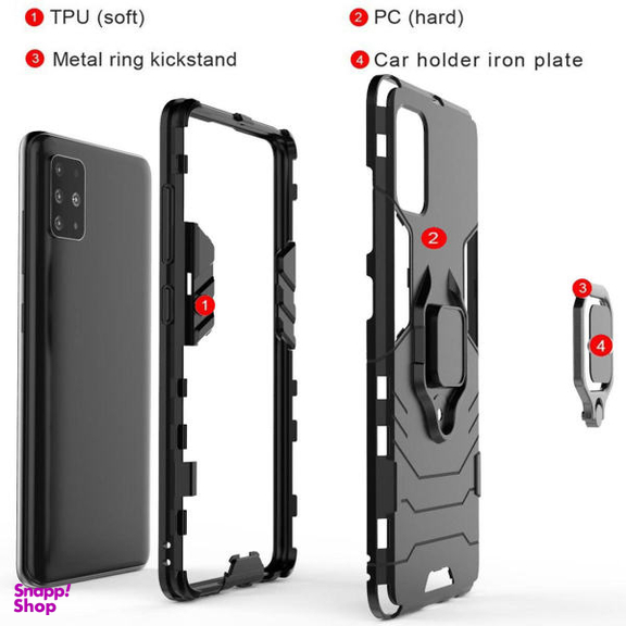 کاور کانواس (Canvas) مدل RHINO SERIES مناسب موبایل سامسونگ Galaxy A51