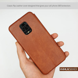 کیف کلاسوری کانواس (Canvas) مدل MAX SERIES مناسب موبایل شیایومی Redmi Note 9S/Note 9 Pro/Note 9 Pro Max