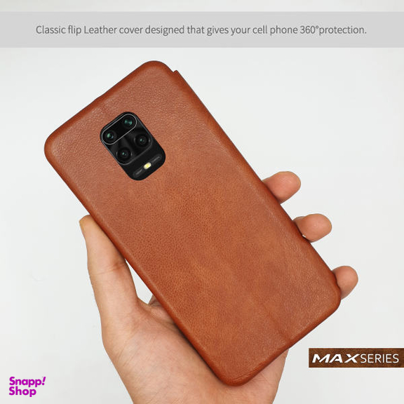 کیف کلاسوری کانواس (Canvas) مدل MAX SERIES مناسب موبایل شیایومی Redmi Note 9S/Note 9 Pro/Note 9 Pro Max