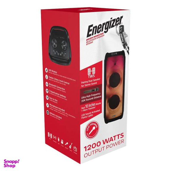 اسپیکر بلوتوثی قابل حمل انرجایزر (Energizer) مدل BTS820