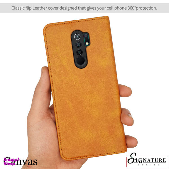 کیف کلاسوری کانواس (Canvas) مدل SIGNATURE مناسب موبایل شیایومی REDMI 9