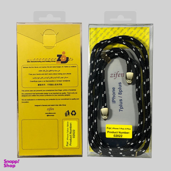 کاور زیفن (Zifen) مدل 02022 مناسب موبایل اپل iPhone 7Plus/8Plus به همراه بند