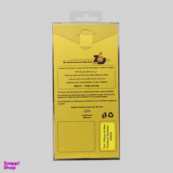 کاور زیفن (Zifen) مدل 02025 مناسب موبایل اپل iPhone XS Max به همراه بند