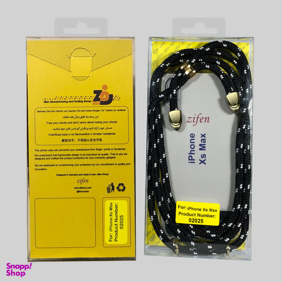 کاور زیفن (Zifen) مدل 02025 مناسب موبایل اپل iPhone XS Max به همراه بند
