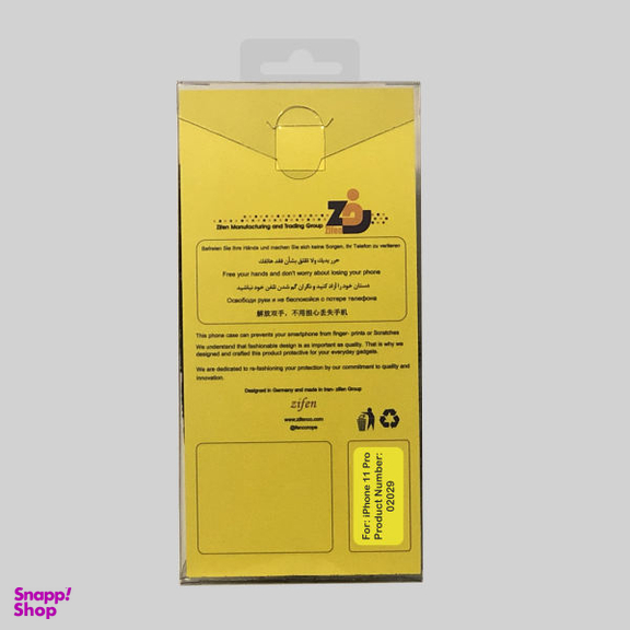 کاور زیفن (Zifen) مدل 02029 مناسب موبایل اپل iPhone 11 Pro به همراه بند