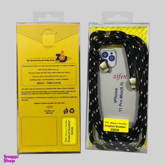کاور زیفن (Zifen) مدل 02030 مناسب موبایل اپل iPhone 11 Pro Max به همراه بند