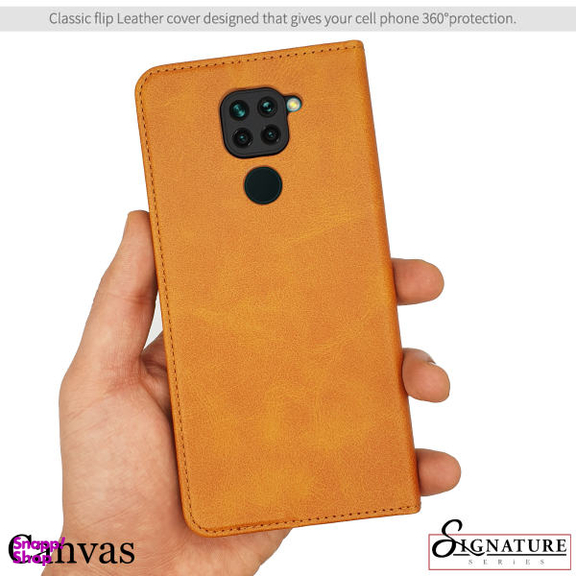 کیف کلاسوری کانواس (Canvas) مدل SIGNATURE مناسب موبایل شیایومی Redmi Note 9