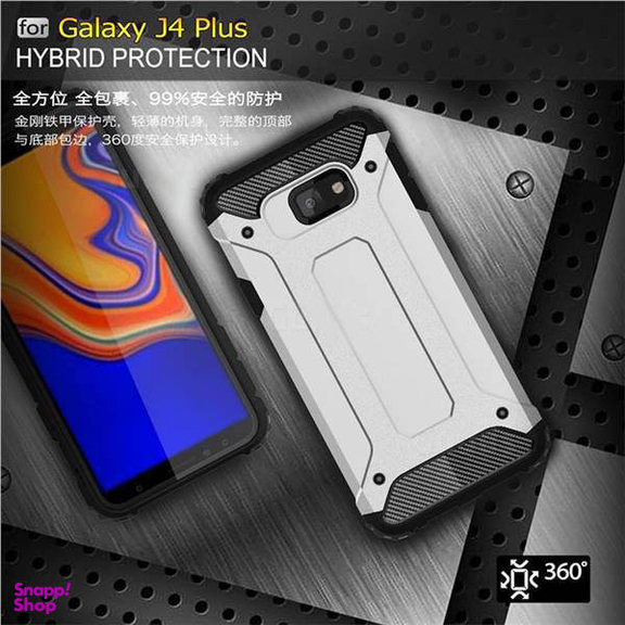 کاور ماموت (Mammoth) مدل Defender مناسب موبایل سامسونگ Galaxy J4 Plus به همراه محافظ صفحه نمایش
