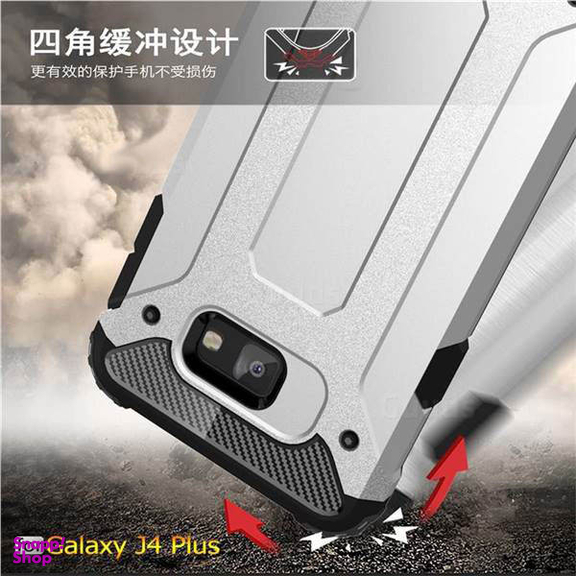 کاور ماموت (Mammoth) مدل Defender مناسب موبایل سامسونگ Galaxy J4 Plus به همراه محافظ صفحه نمایش
