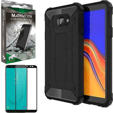 کاور ماموت (Mammoth) مدل Defender مناسب موبایل سامسونگ Galaxy J4 Plus به همراه محافظ صفحه نمایش