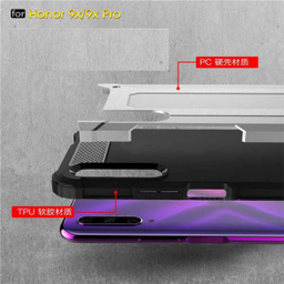 کاور ماموت (Mammoth) مدل Defender مناسب موبایل آنر 9X به همراه محافظ صفحه نمایش و محافظ لنز دوربین