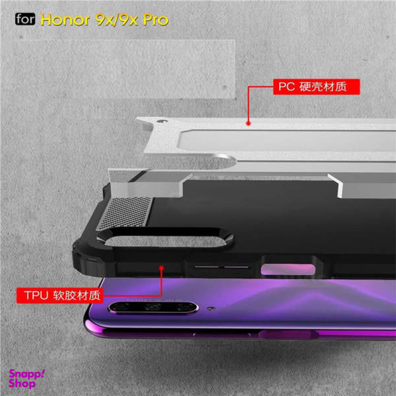 کاور ماموت (Mammoth) مدل Defender مناسب موبایل آنر 9X به همراه محافظ صفحه نمایش و محافظ لنز دوربین