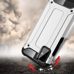 کاور ماموت (Mammoth) مدل Defender مناسب موبایل سامسونگ Galaxy A51 به همراه محافظ صفحه نمایش و محافظ لنز دوربین