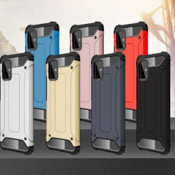 کاور ماموت (Mammoth) مدل Defender مناسب موبایل سامسونگ Galaxy A51 به همراه محافظ صفحه نمایش و محافظ لنز دوربین