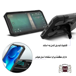 کاور موناکو (Monaco) مدل i-crystal مناسب موبایل اپل iPhone 11 Pro