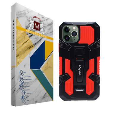 کاور موناکو (Monaco) مدل i-crystal مناسب موبایل اپل iPhone 11 Pro