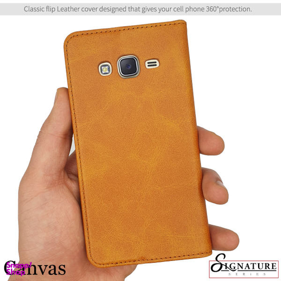 کیف کلاسوری کانواس (Canvas) مدل SIGNATURE مناسب موبایل سامسونگ Galaxy J5 2015