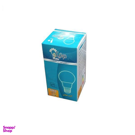 لامپ ال ای دی 12 وات دونیکو (Doniko) مدل حبابی E27 رنگ مهتابی