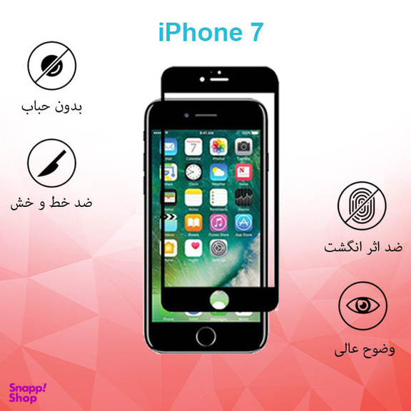 محافظ صفحه نمایش سرامیکی راکز (Rocks) مدل CRC مناسب موبایل اپل iPhone 7