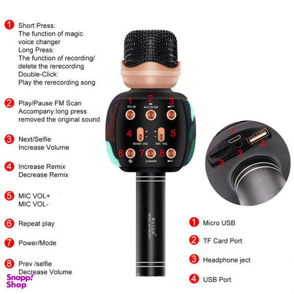 میکروفون اسپیکر وستر (Wester) مدل WS-2911
