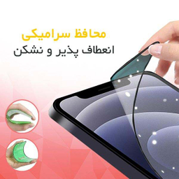 محافظ صفحه نمایش سرامیکی راکز (Rocks) مدل CRC مناسب موبایل اپل iPhone 7 بسته سه عددی