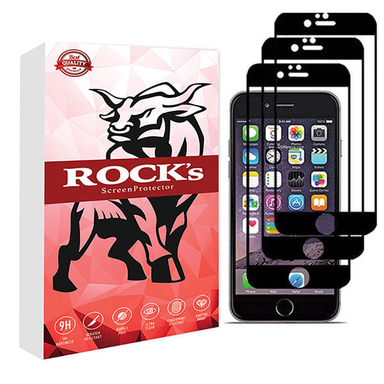 محافظ صفحه نمایش سرامیکی راکز (Rocks) مدل CRC مناسب موبایل اپل iPhone 7 بسته سه عددی