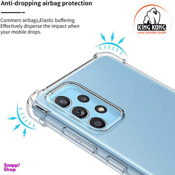 کاور کینگ کونگ (King Kong) مدل TP00 مناسب موبایل سامسونگ Galaxy A52 به همراه محافظ صفحه نمایش