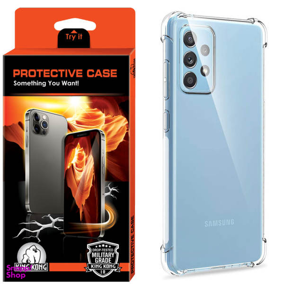 کاور کینگ کونگ (King Kong) مدل TP00 مناسب موبایل سامسونگ Galaxy A52 به همراه محافظ صفحه نمایش