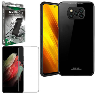 کاور ماموت (Mammoth) مدل PG-MA-BNDL مناسب موبایل شیایومی Poco X3 /X3 Pro به همراه محافظ صفحه نمایش