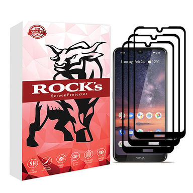 محافظ صفحه نمایش راکز (Rocks) مدل FGS مناسب موبایل نوکیا 3.2 بسته دو عددی