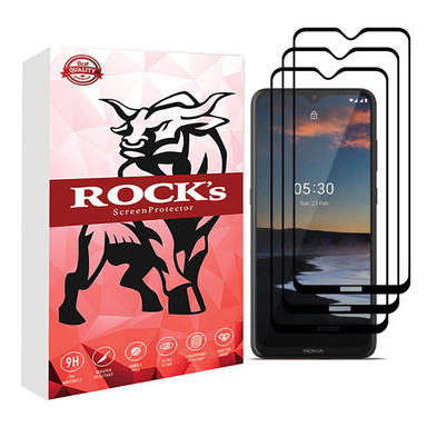 محافظ صفحه نمایش راکز (Rocks) مدل FGS مناسب موبایل نوکیا 5.3 بسته سه عددی