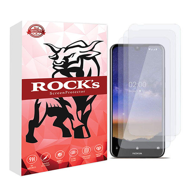 محافظ صفحه نمایش راکز (Rocks) مدل SGS مناسب موبایل نوکیا 2.2 بسته سه عددی