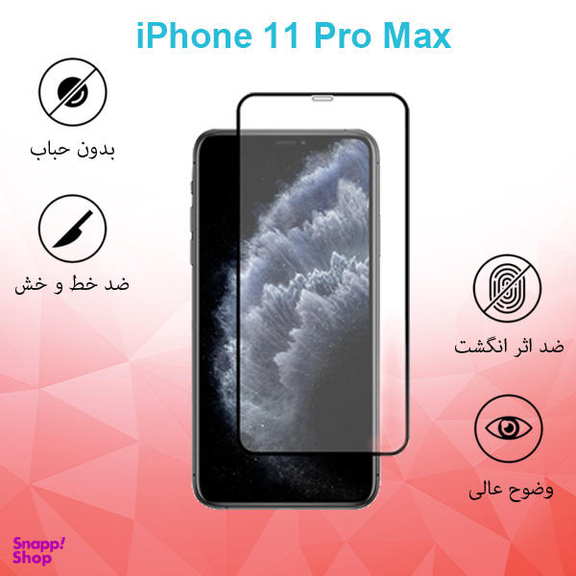 محافظ صفحه نمایش سرامیکی مات راکز (Rocks) مدل CRM مناسب موبایل اپل iPhone 11 pro Max