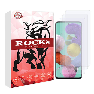 محافظ صفحه نمایش راکز (Rocks) مدل SGS مناسب موبایل سامسونگ Galaxy A51
