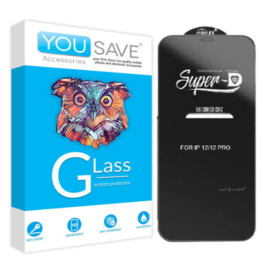 محافظ صفحه نمایش یوسیو (You Save) مدل Super D مناسب موبایل اپل iPhone 12 PRO