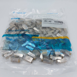 سوکت شبکه cat6 امپ مدل STP بسته 100 عددی