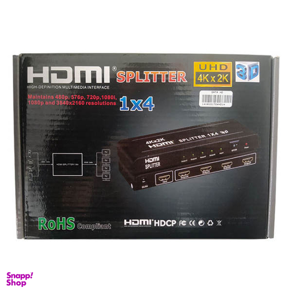 اسپلیتر 1 به 4 HDMI مدل 008