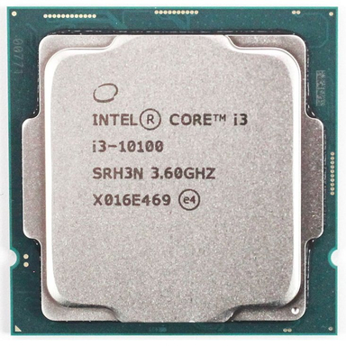 پردازنده مرکزی اینتل سری Coffee Lake مدل Core i3-10100F Tray