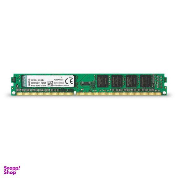 رم دسکتاپ کینگستون DDR3 تک کاناله 1600 مگاهرتز CL11 مدل KVR ظرفیت 4 گیگابایت