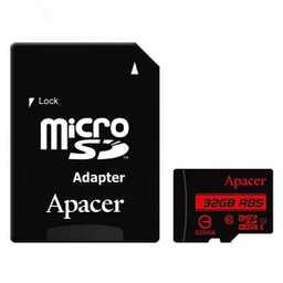کارت حافظه microSDHC اپیسر کلاس 10 استاندارد UHS-I U1 سرعت 85MBps ظرفیت 32GB بهمراه آداپتور