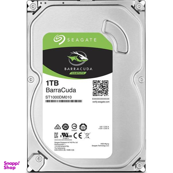 هارد اینترنال سیگیت (Seagate) مدل 3.5 اینچی ظرفیت 1TB رنگ نقره ای