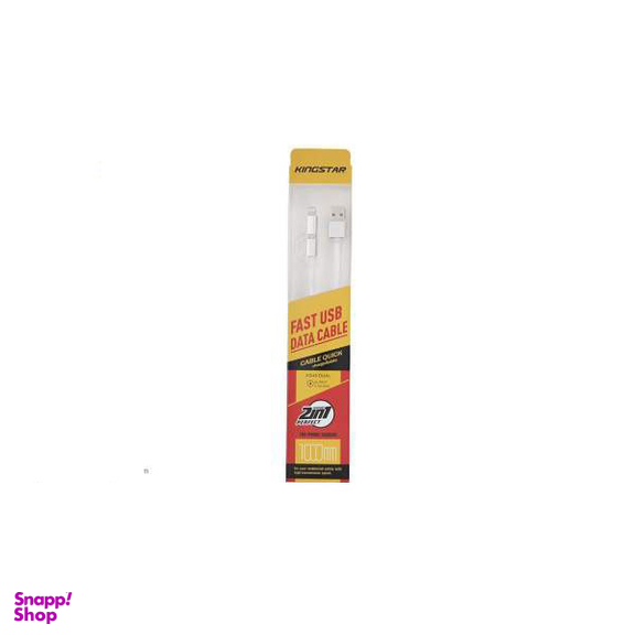 کابل تبدیل USB به microUSB لایتنینگ کینگ استار (Kingstar) مدل KS48