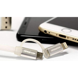 کابل تبدیل USB به microUSB لایتنینگ کینگ استار (Kingstar) مدل KS48