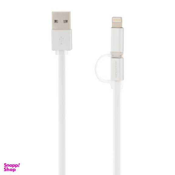 کابل تبدیل USB به microUSB لایتنینگ کینگ استار (Kingstar) مدل KS48