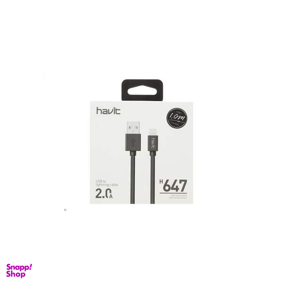 کابل Lightning هویت (Havit) مدل HV H647 طول 1m
