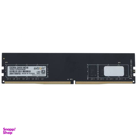 رم دسکتاپ DDR4 تک کاناله اکستروم (Axtrom) ظرفیت 8 گیگابایت رنگ مشکی