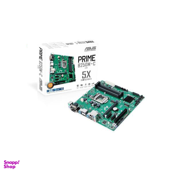 مادربرد ایسوس (Asus) مدل PRIME B250M-C رنگ نقره ای
