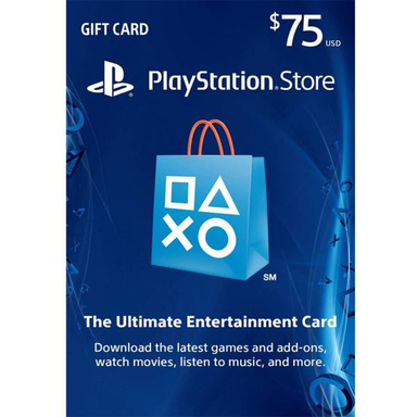 گیفت کارت 75 دلاری PSN آمریکا